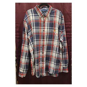 Men's US POLO ASSN Plaid Long Sleeve Button-Down ~ Size 3XL